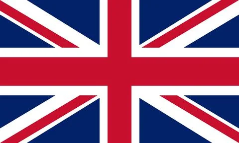 Flag of the United Kingdom Stock Illustration