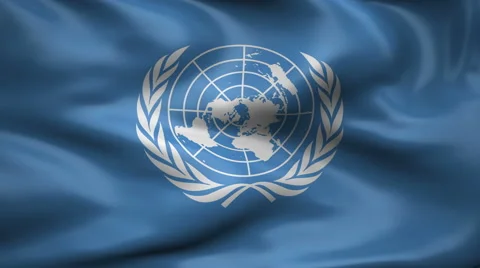 Flag of The United Nations Video stock 65171975