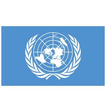 Flag of united nations Stock Illustration