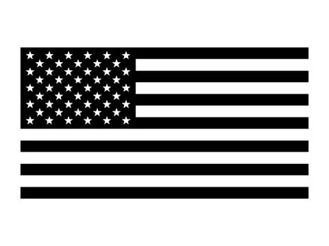 Flag of The United States of America. Pictogram depicting USA American US fla Stock Illustration