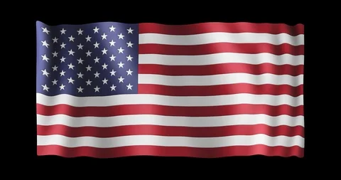 Flag of United States Stock Footage 87054537