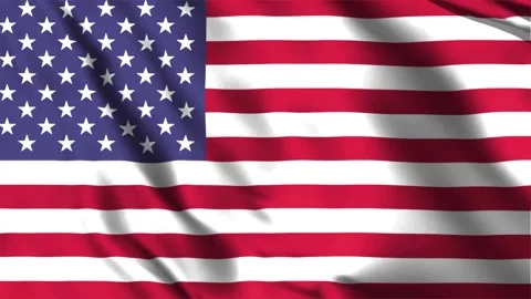Flag of the United States Stock Footage 242805694