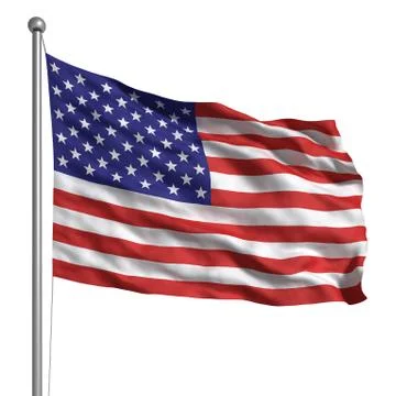 Flag of the united states Stock Illustration
