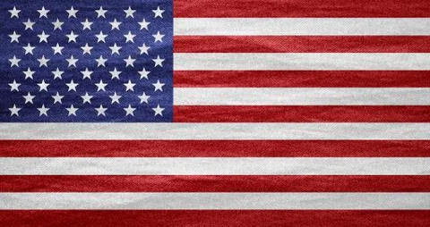 Flag of United States Illustrazione stock