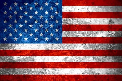 Flag of United States Illustrazione stock