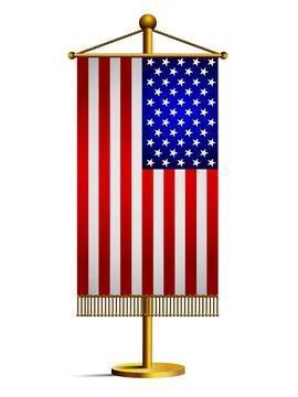Flag of the United States Stock Illustration