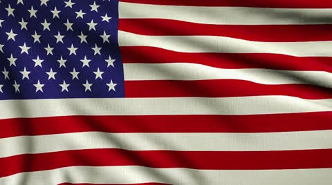Flag of United States looping Stock Footage 25319989