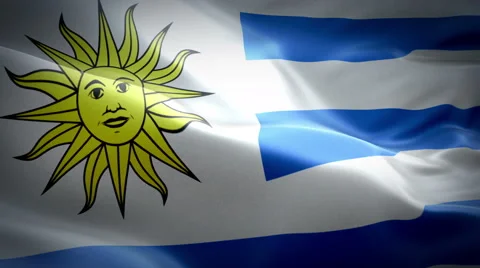 Flag of Uruguay 動画素材 47627184