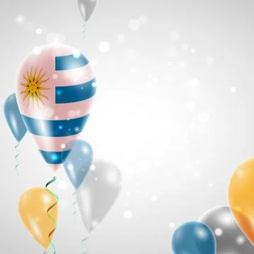 Flag of Uruguay Stock Illustration