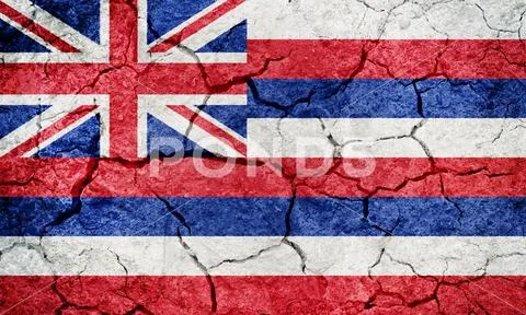 Flag of the U.S. state of Hawaii Stock Photos