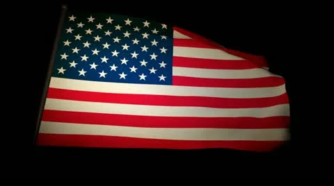 Flag usa 01 Stock Footage 11131664