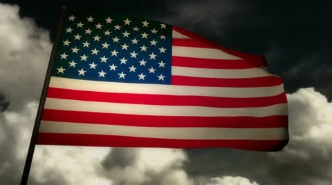 Flag usa 02 Stock Footage 11131690