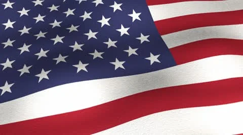 Flag-USA-30fps-angle Vídeo Stock 8839358