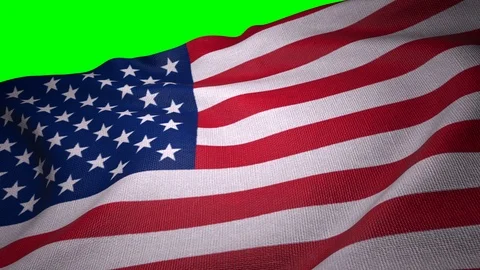 Flag of USA 4K Loop Video Stock Footage 93688186