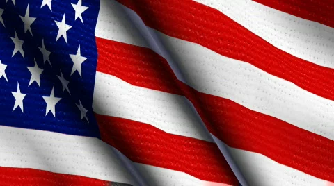 Flag of the USA Stock Footage 559422