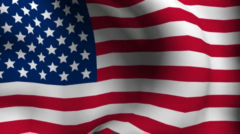 Flag usa Stock Footage