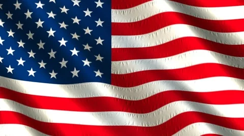 Flag of the USA Stock Footage 2565411