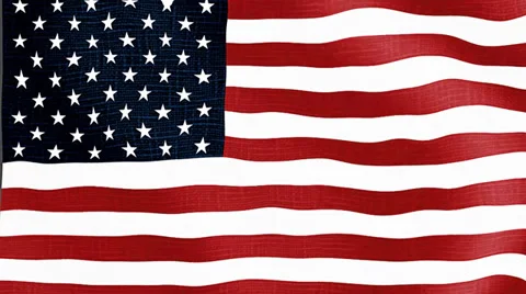 Flag of USA Stockbeeldmateriaal 32886342