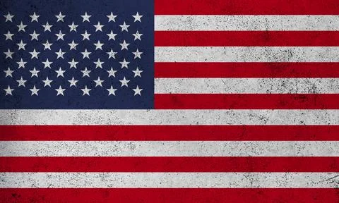 Flag USA grunge texture Illustrazione stock