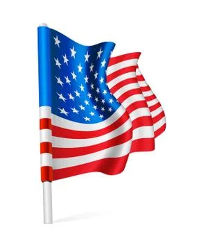 Flag of the USA Stock Illustration