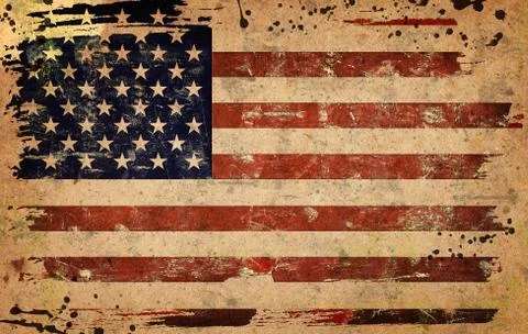 Flag of usa Stock Illustration