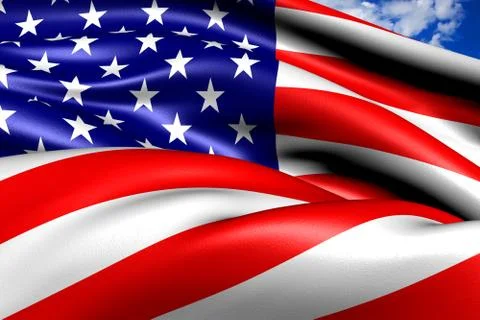 Flag of usa Stock Illustration