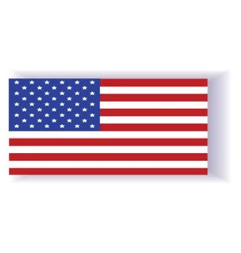 Flag of the usa Stock Illustration