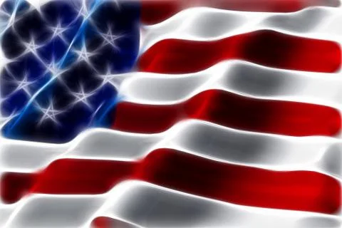 Flag of usa Stock Illustration
