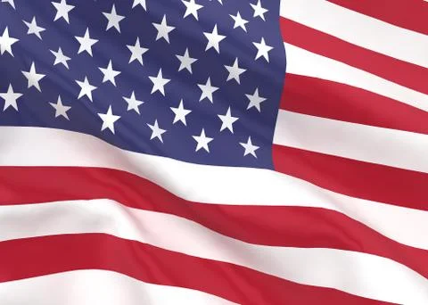 Flag USA Stock Illustration