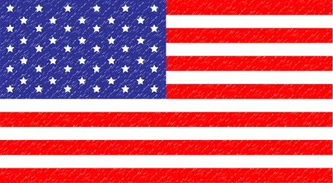 Flag USA Stock Illustration
