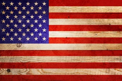 Flag of USA Stock Illustration