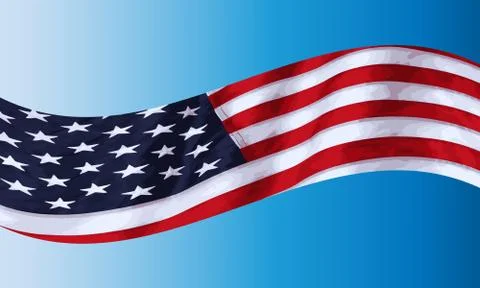Flag Of Usa Stock Illustration