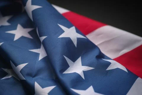 The flag of the USA. Stock Photos