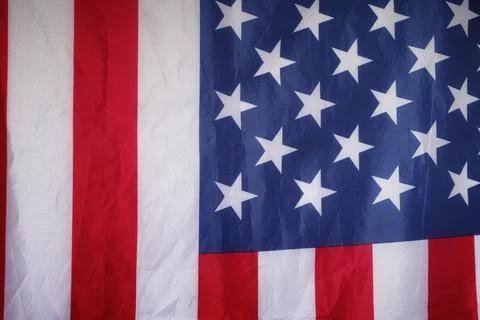 The flag of the USA. Stock Photos