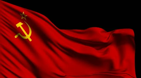 Flag of the USSR Stockbeeldmateriaal 22307153