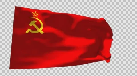 Flag of USSR Stockbeeldmateriaal 60637703