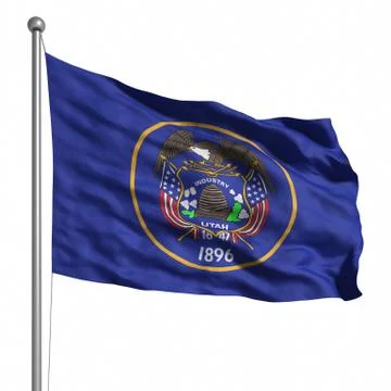 Flag of utah Stock Illustration
