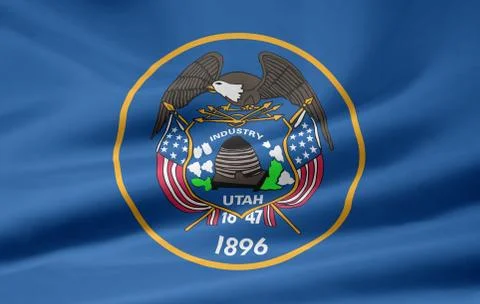 Flag of Utah Stock Illustration