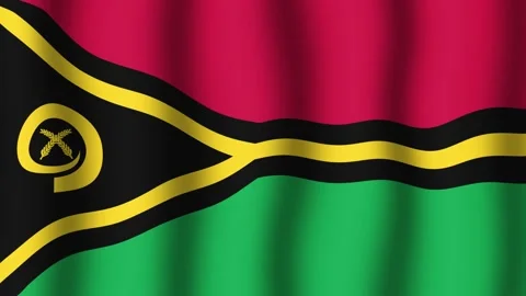 Flag of Vanuatu Stock Footage 175891674