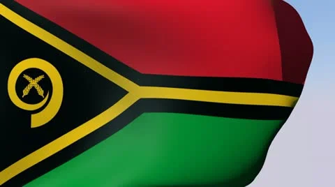 Flag of Vanuatu HD 動画素材 14822483