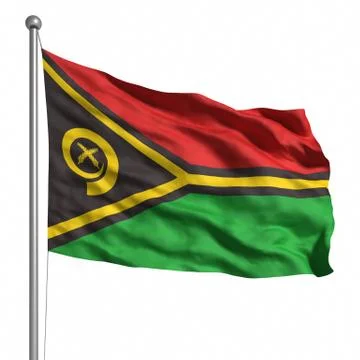Flag of vanuatu Stock Illustration