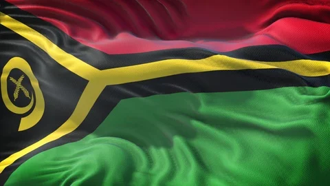 Flag of Vanuatu Loop Stock Footage 104699317
