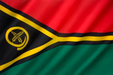 Flag of Vanuatu Stock Photos