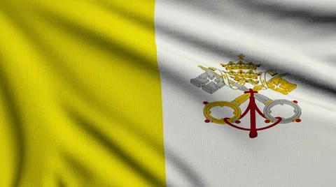 Flag of Vatican City Stock Footage 29662350