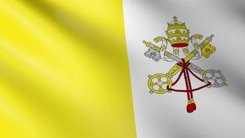 Flag of Vatican City Stock Footage 151734175