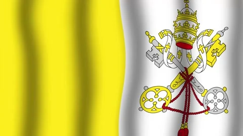 Flag of Vatican City Stock Footage 175695424