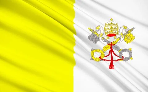 Flag of Vatican Stock Illustration