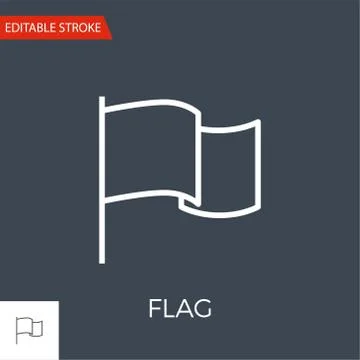 Flag Vector Icon Stock Illustration