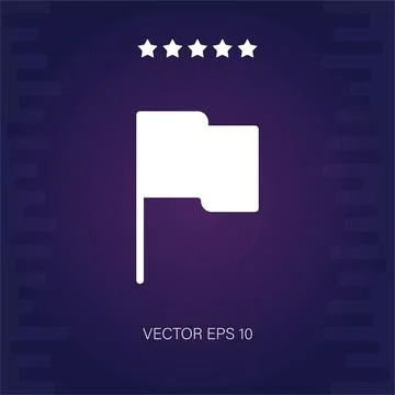 Flag vector icon Stock Illustration