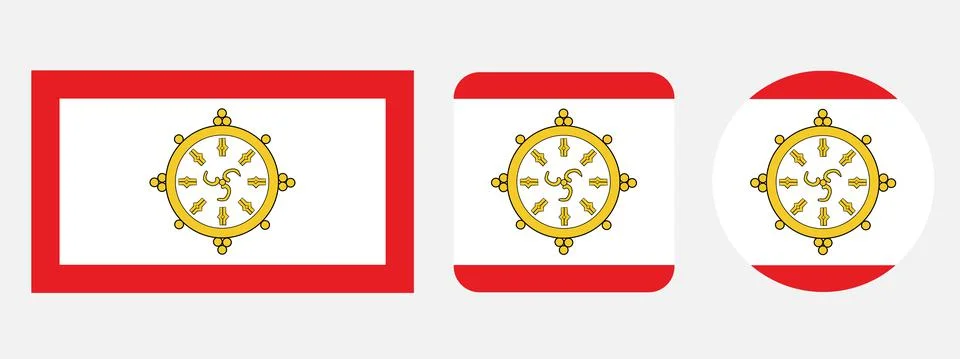 Flag, vector illustration Stock Illustration